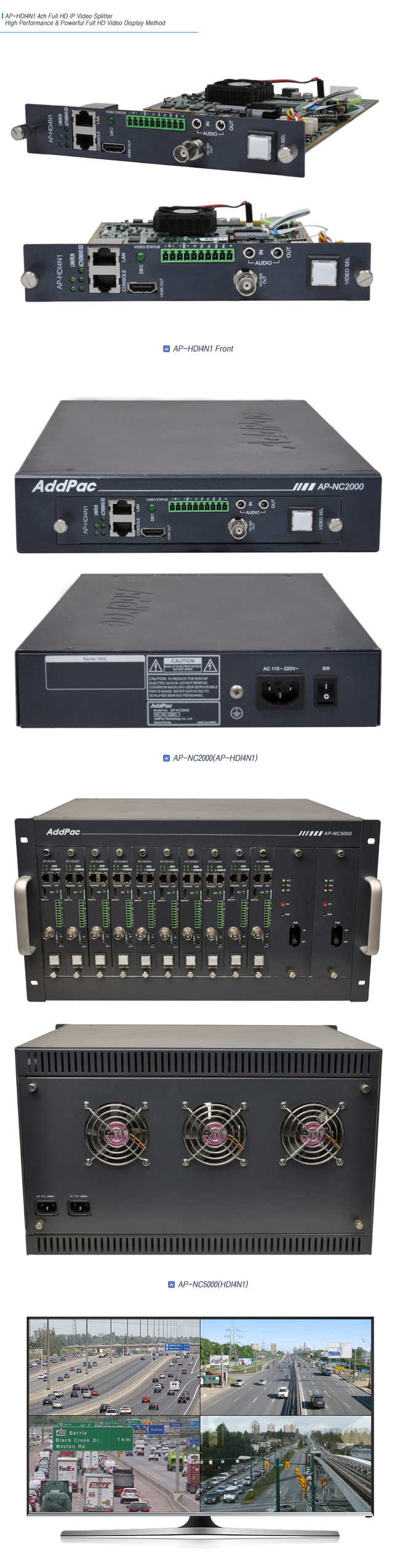 AP-HDI4N1  Full HD 4ä�� ���� ���ұ� | AddPac