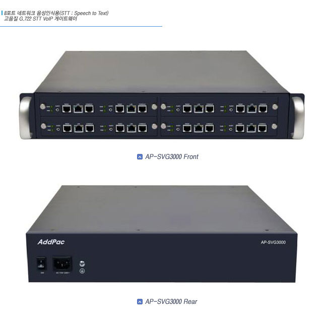 AP-SVG3000 STT VoIP ����Ʈ����

 | AddPac