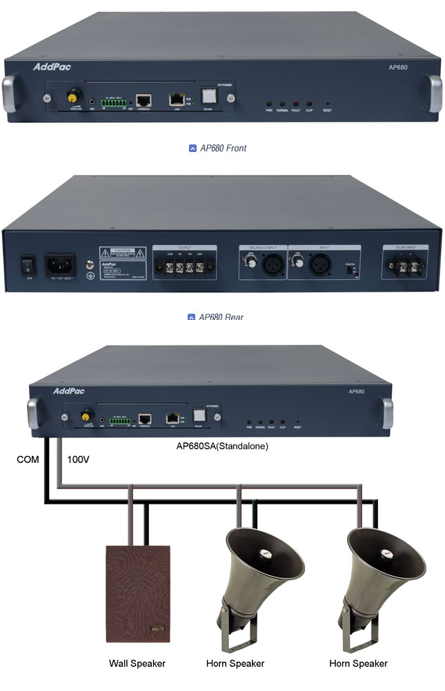 AP680 360W ��Ʈ��ũ PA ���� | AddPac