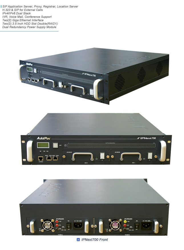 IPNext700 Call Manager
 | AddPac