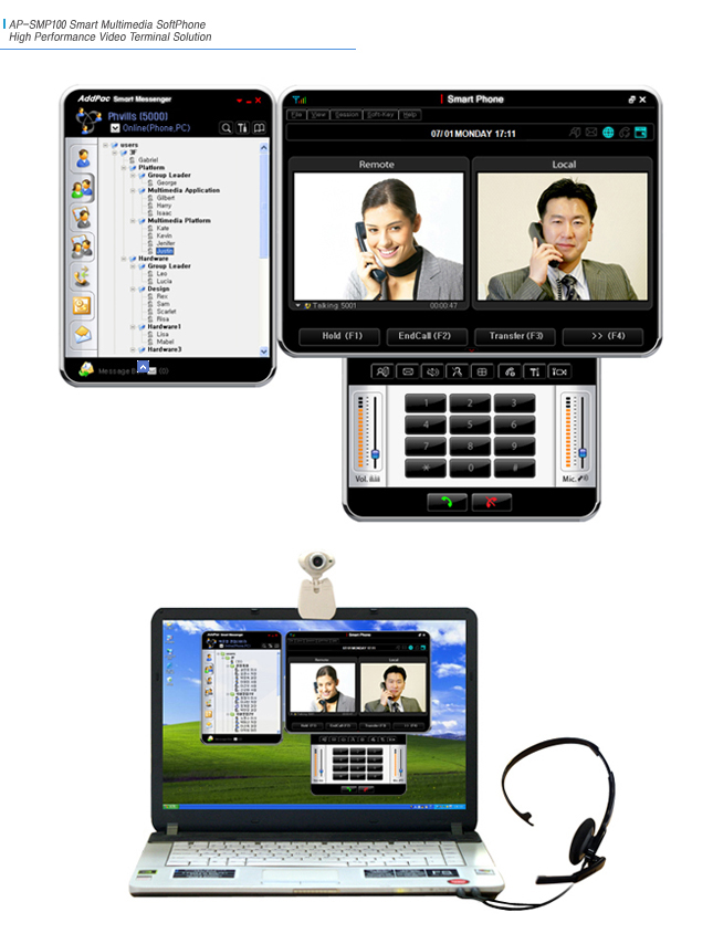 AP-SMP100 IP Soft ��ȭ�� | AddPac