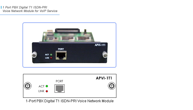 APVI-1T1 VoIP ���  | AddPac