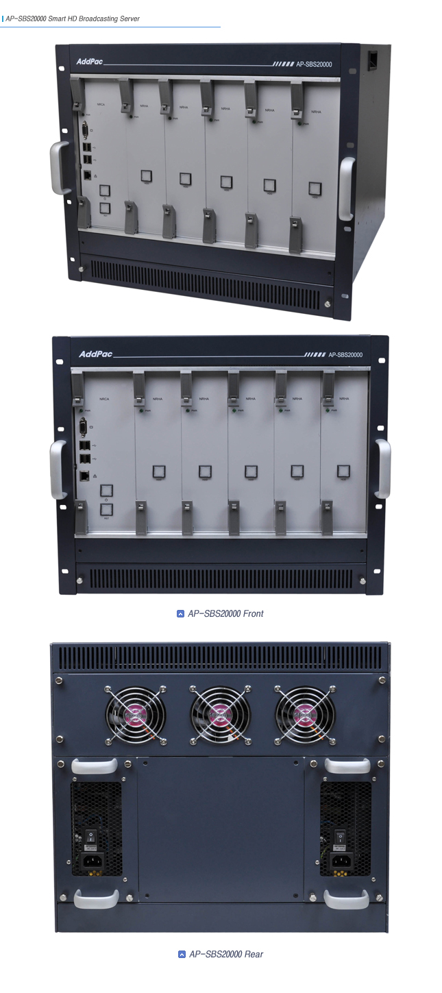 AP-SBS20000 HD ���� Broadcasting ���� | AddPac